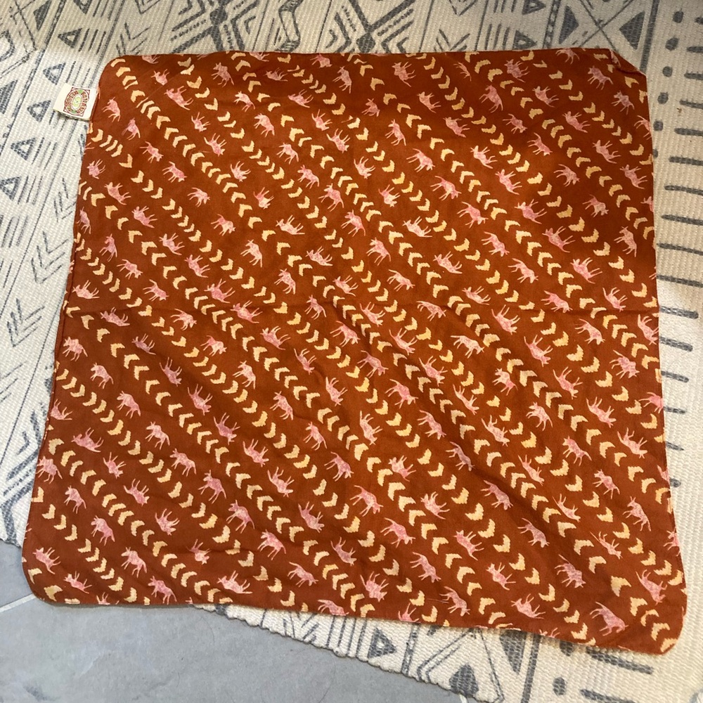 Banana Republic Vintage Savannah Bandana Bull Chevron print cotton made in Italy